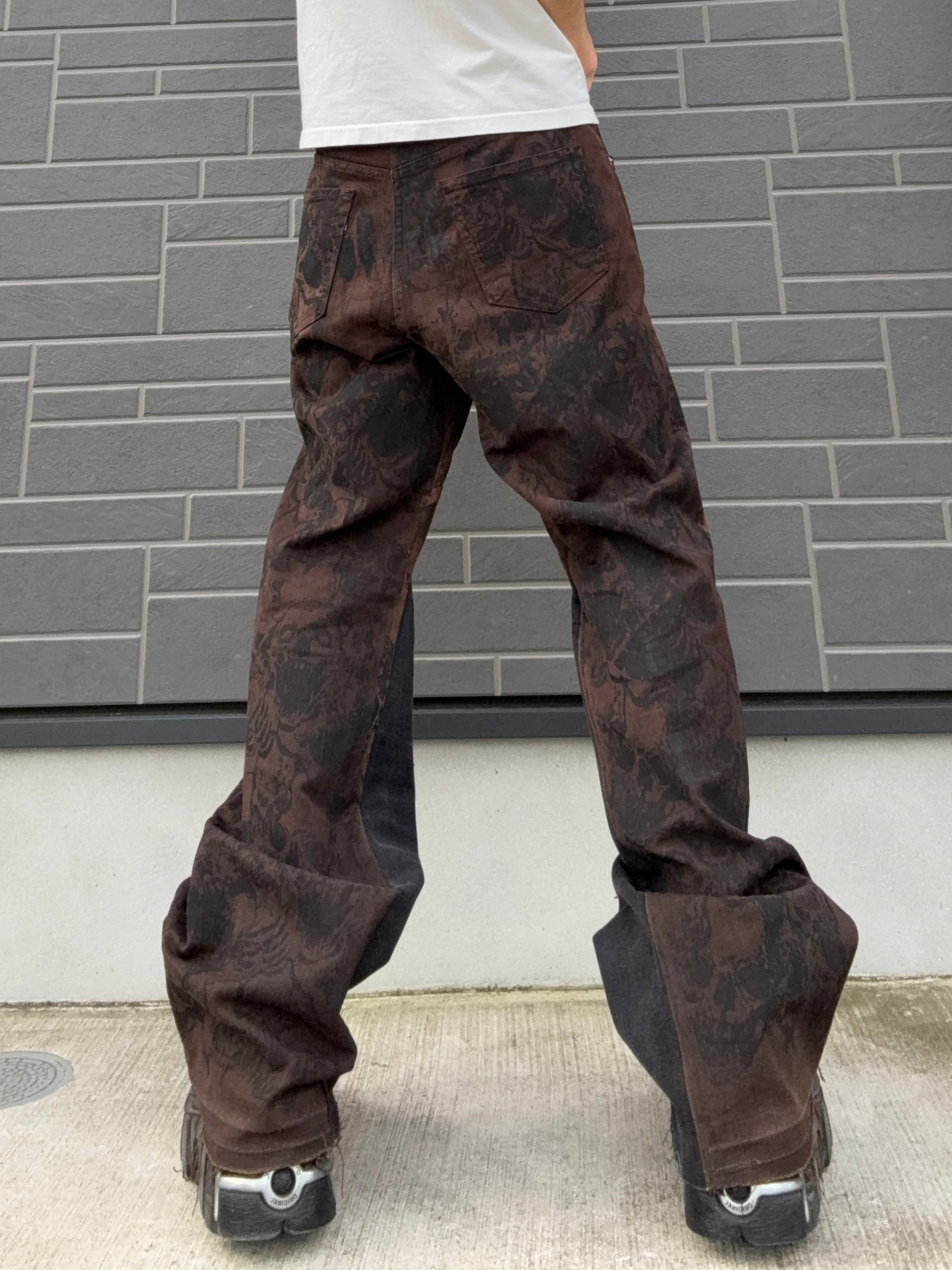 ZENEZ CUSTOM SKULL JEANS