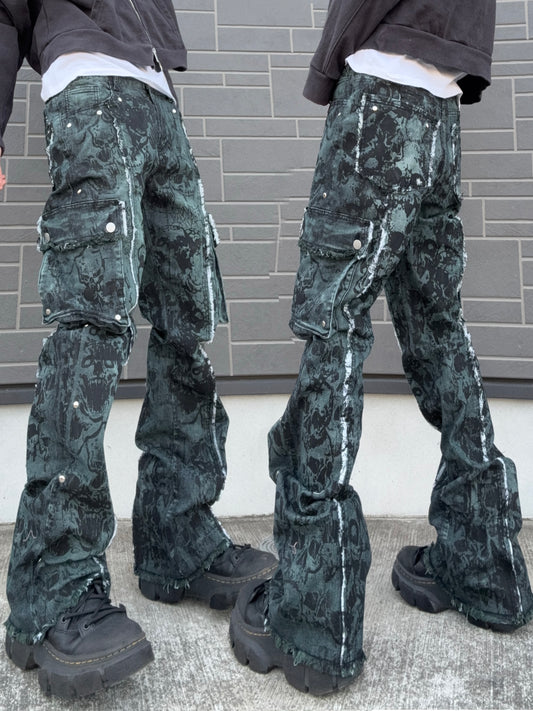 ZENEZ SKULL CUSTOM PANTS