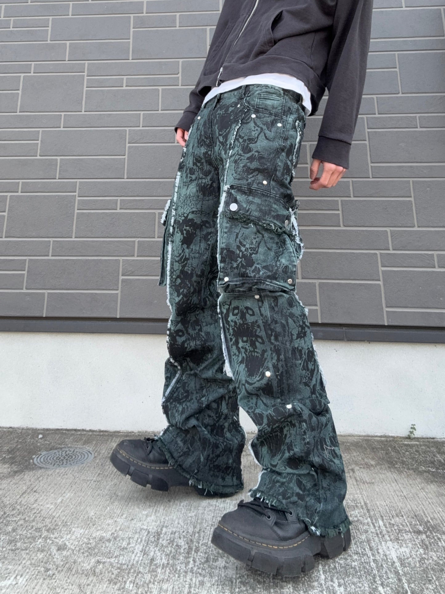 ZENEZ SKULL CUSTOM PANTS