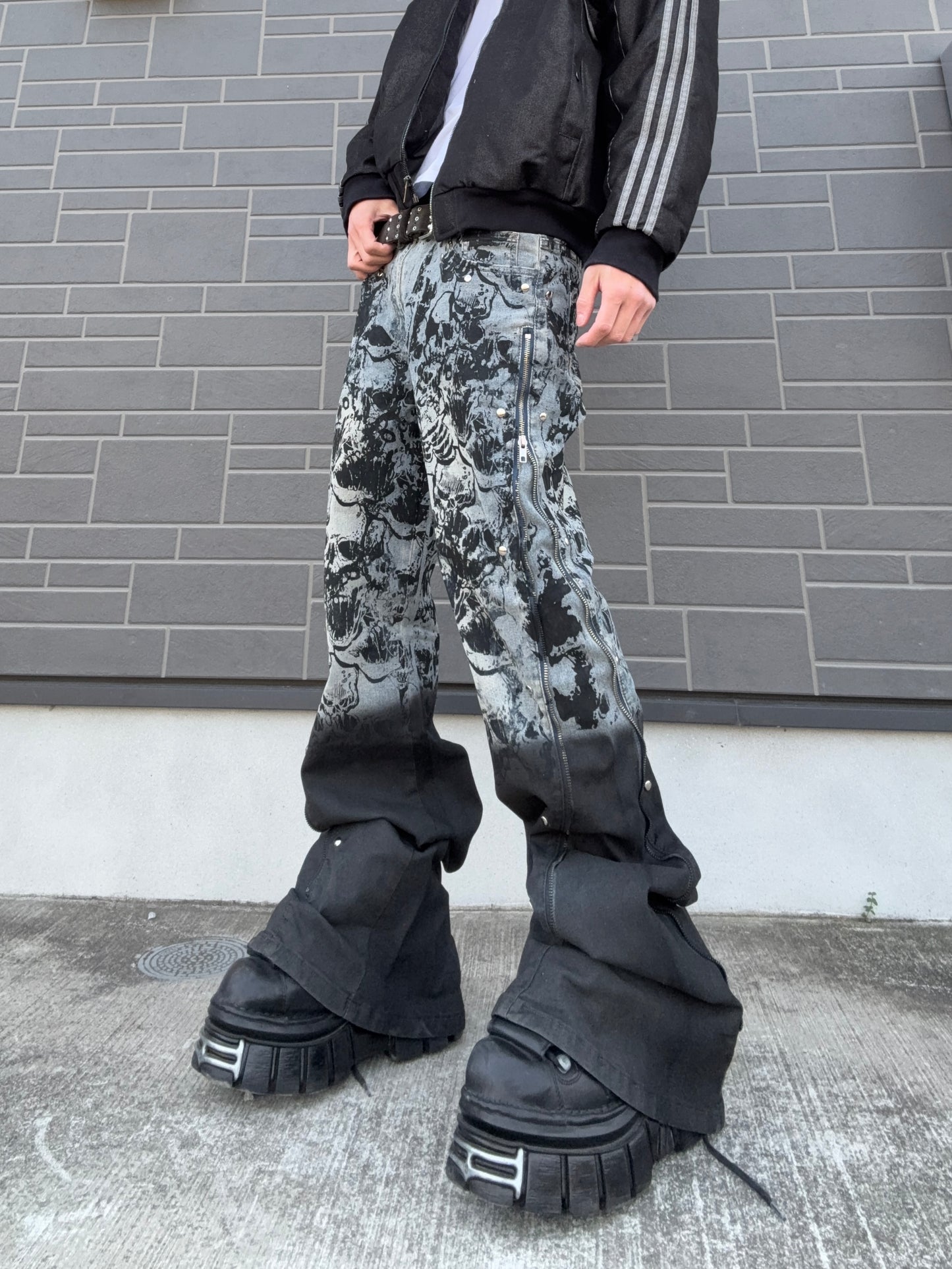ZENEZ SKULL CUSTOM PANTS