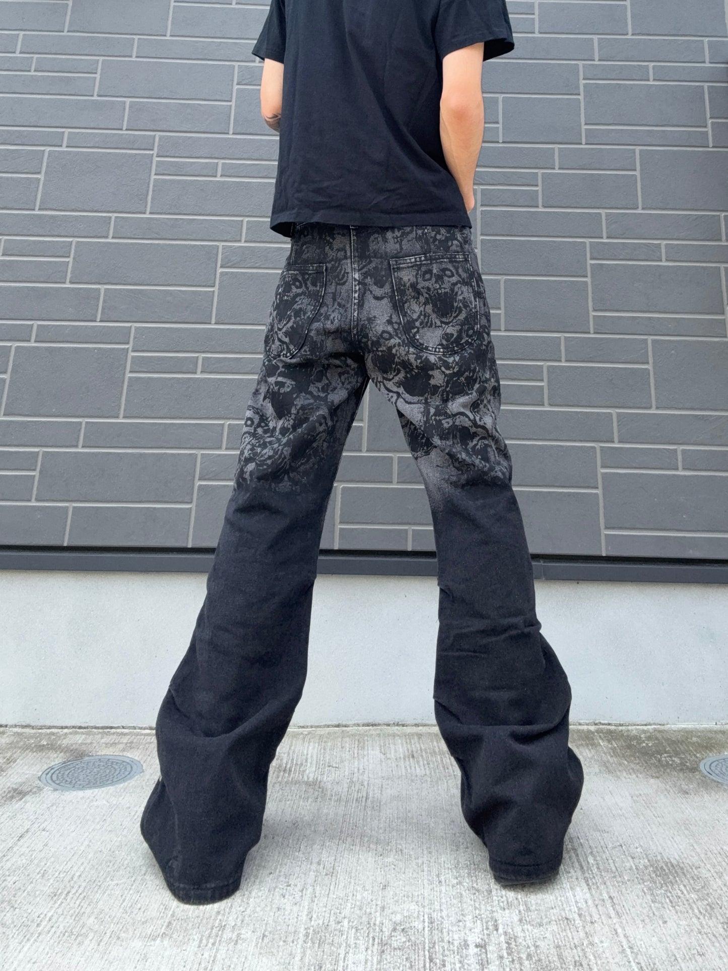 ZENEZ CUSTOM SKULL PANTS