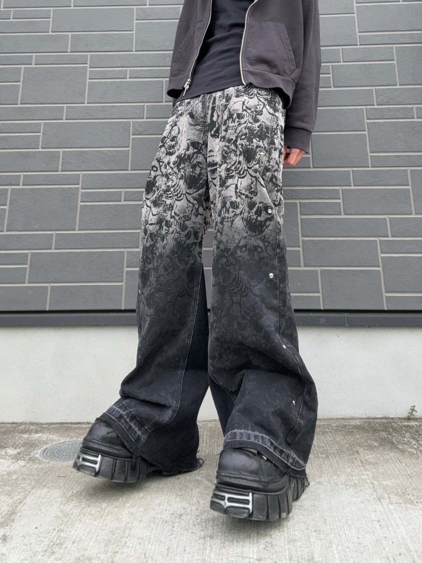 ZENEZ SKULL CUSTOM PANTS