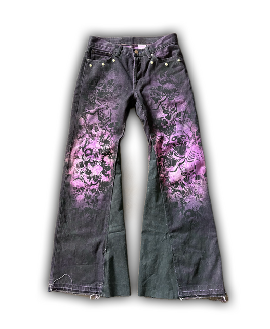 ZENEZ CUSTOM SKULL PANTS