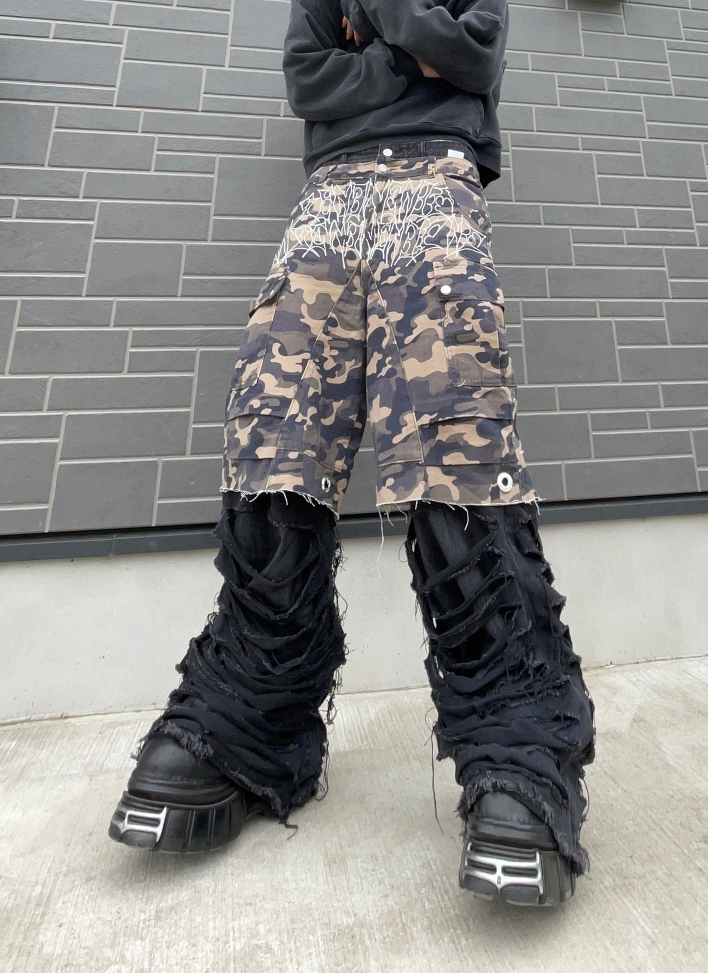 ZENEZ CAMO CARGO PANTS