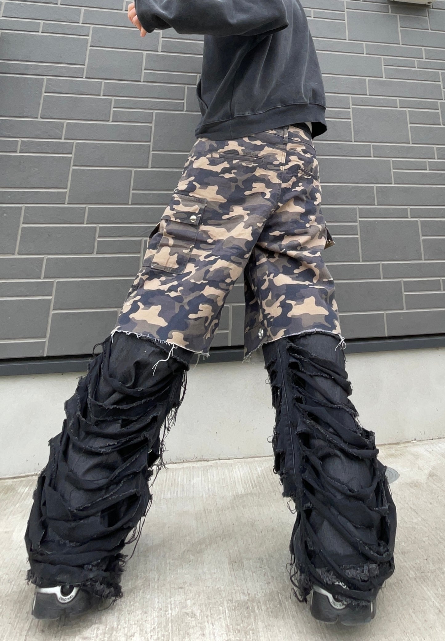 ZENEZ CAMO CARGO PANTS