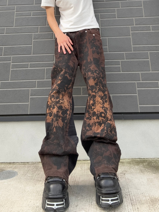 ZENEZ CUSTOM SKULL JEANS