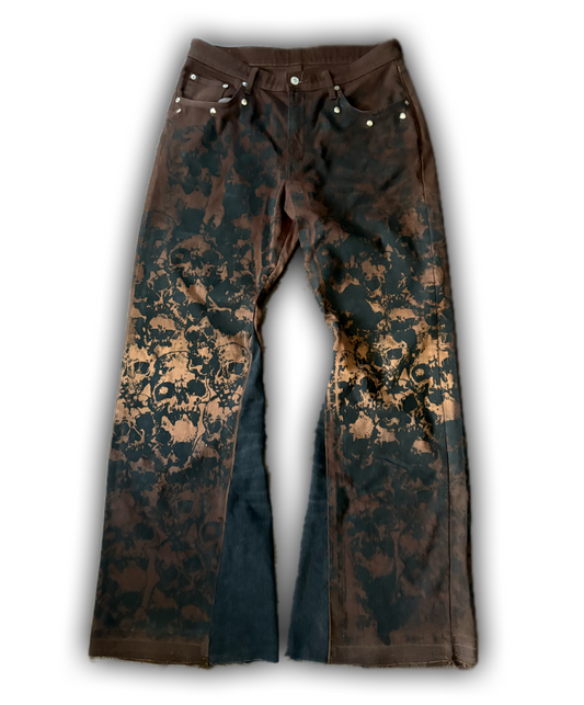 ZENEZ CUSTOM SKULL JEANS