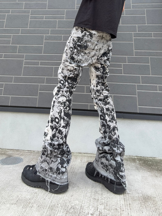 ZENEZ CUSTOM SKULL PANTS