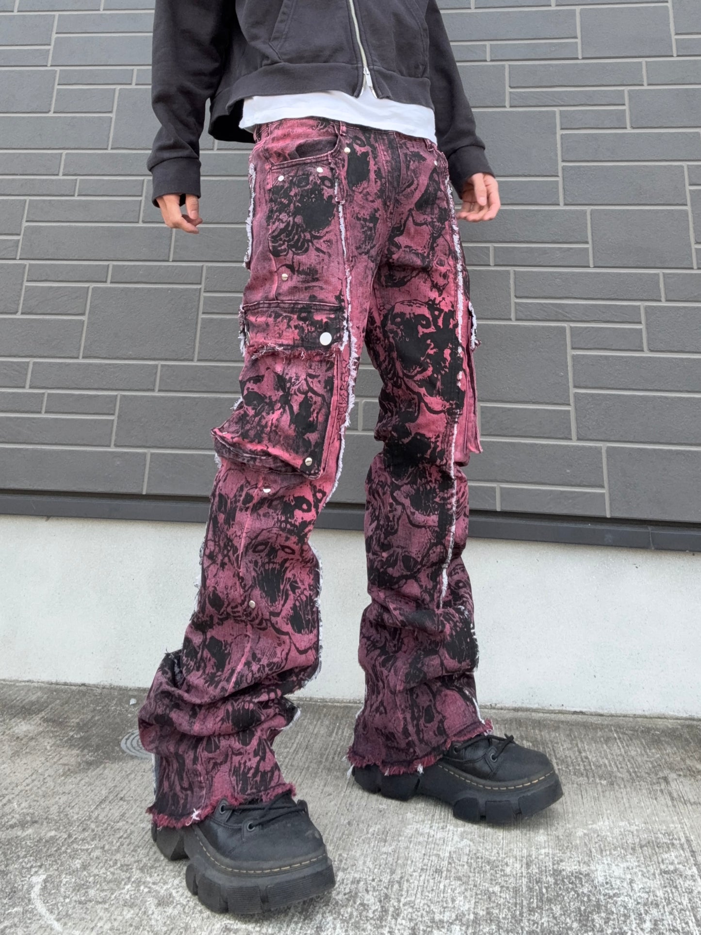 ZENEZ SKULL CUSTOM PANTS