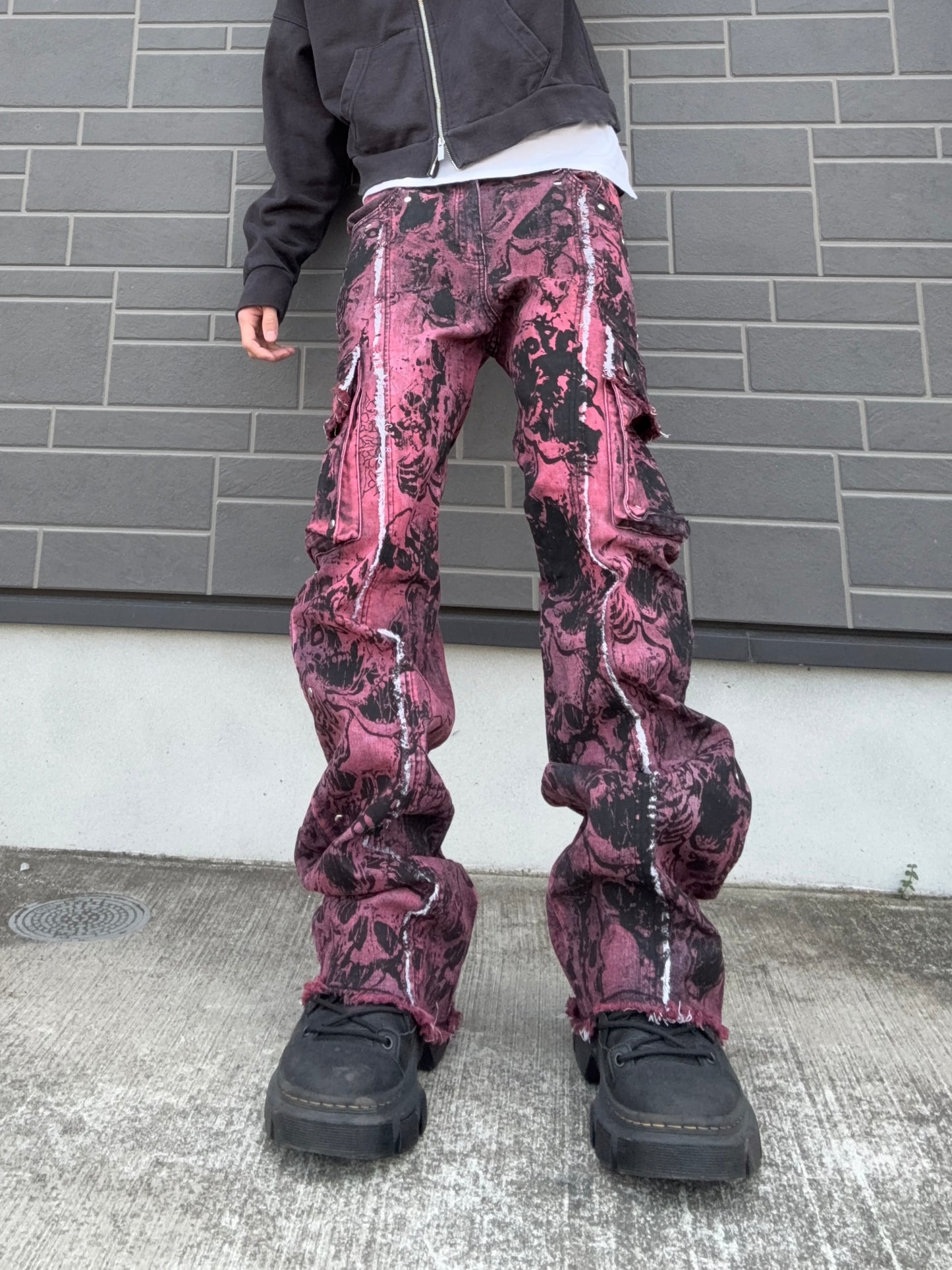 ZENEZ SKULL CUSTOM PANTS