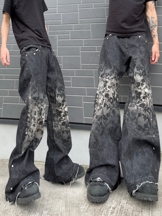 ZENEZ CUSTOM SKULL PANTS