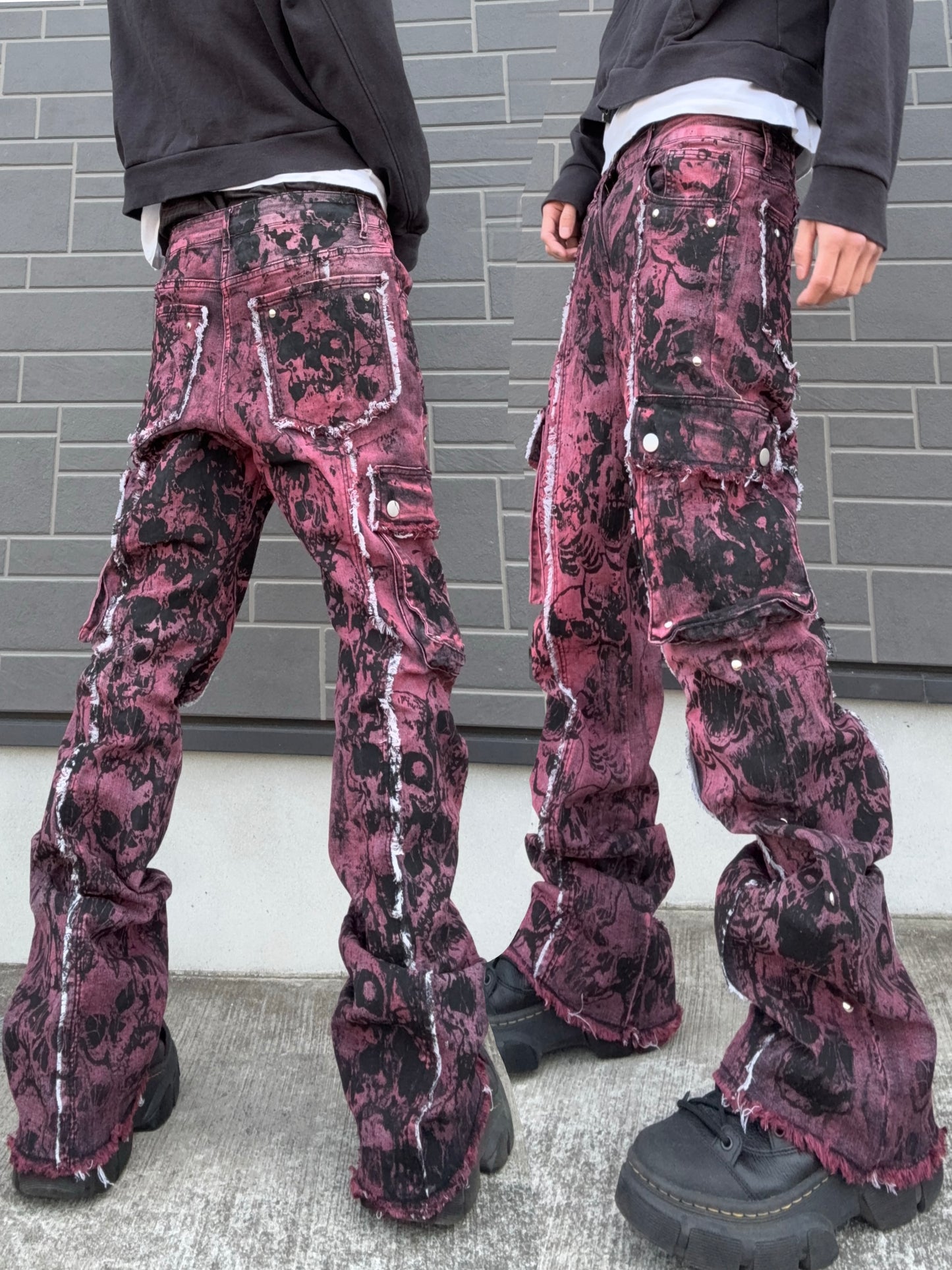 ZENEZ SKULL CUSTOM PANTS
