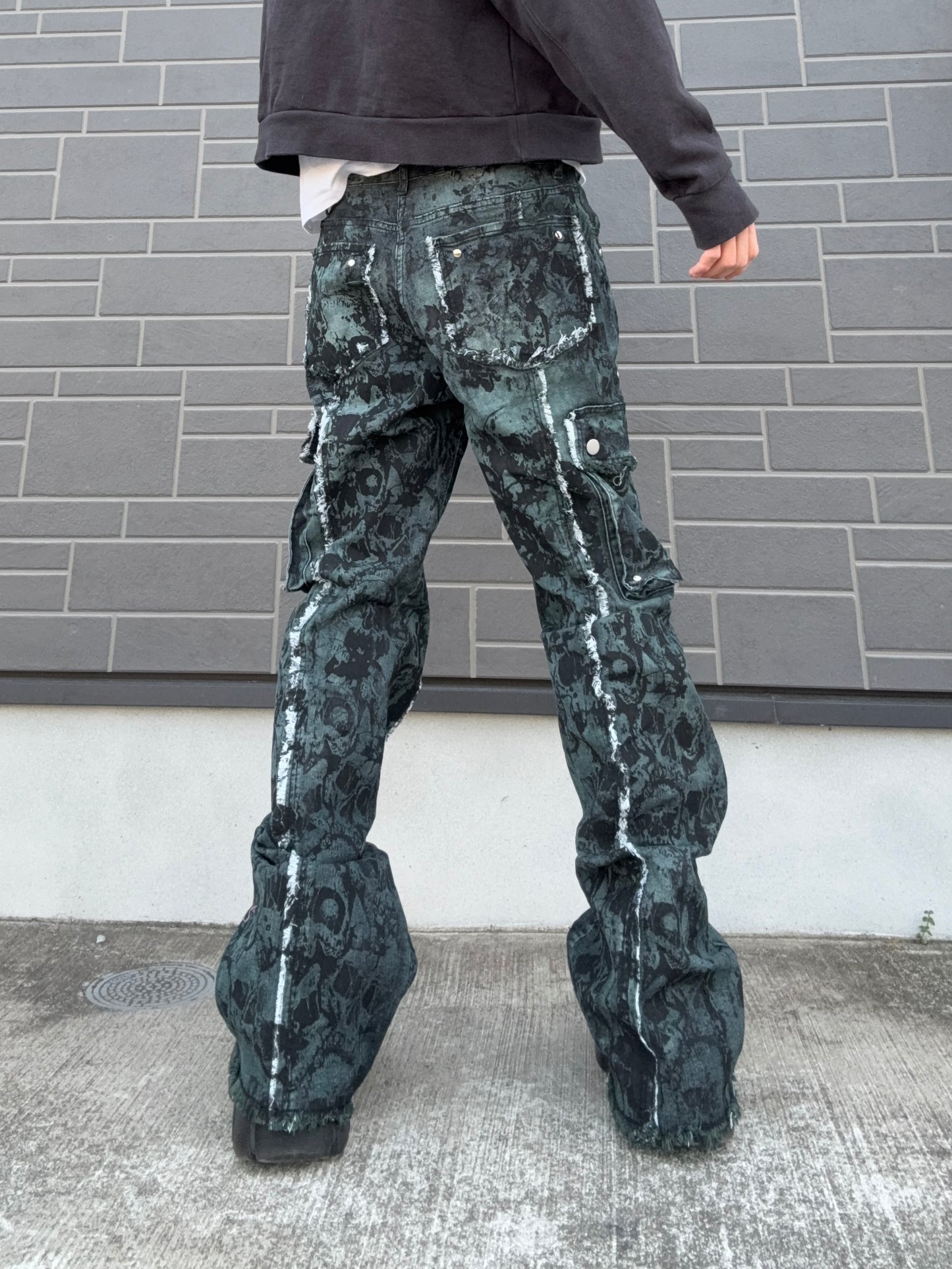 ZENEZ SKULL CUSTOM PANTS