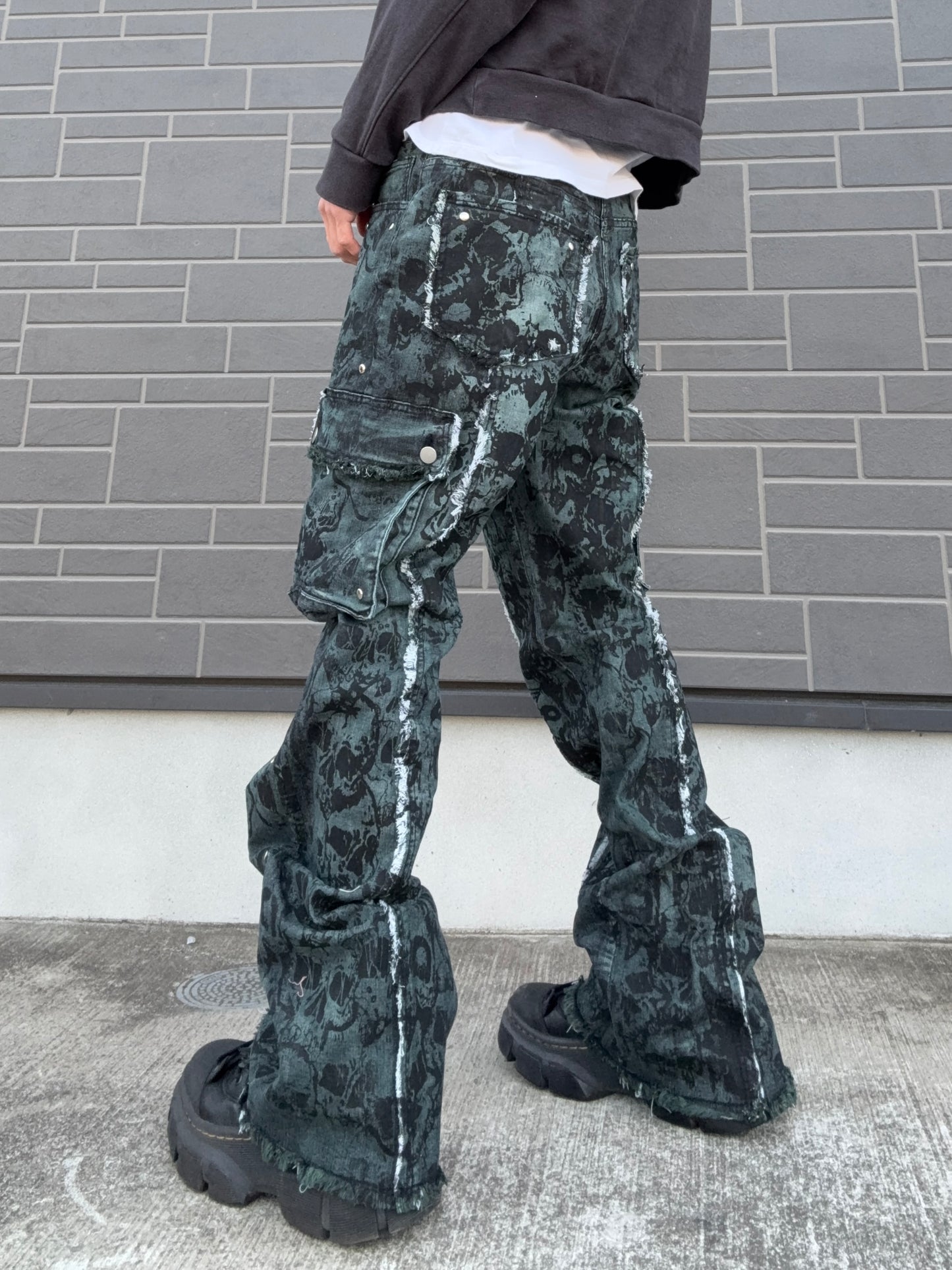 ZENEZ SKULL CUSTOM PANTS