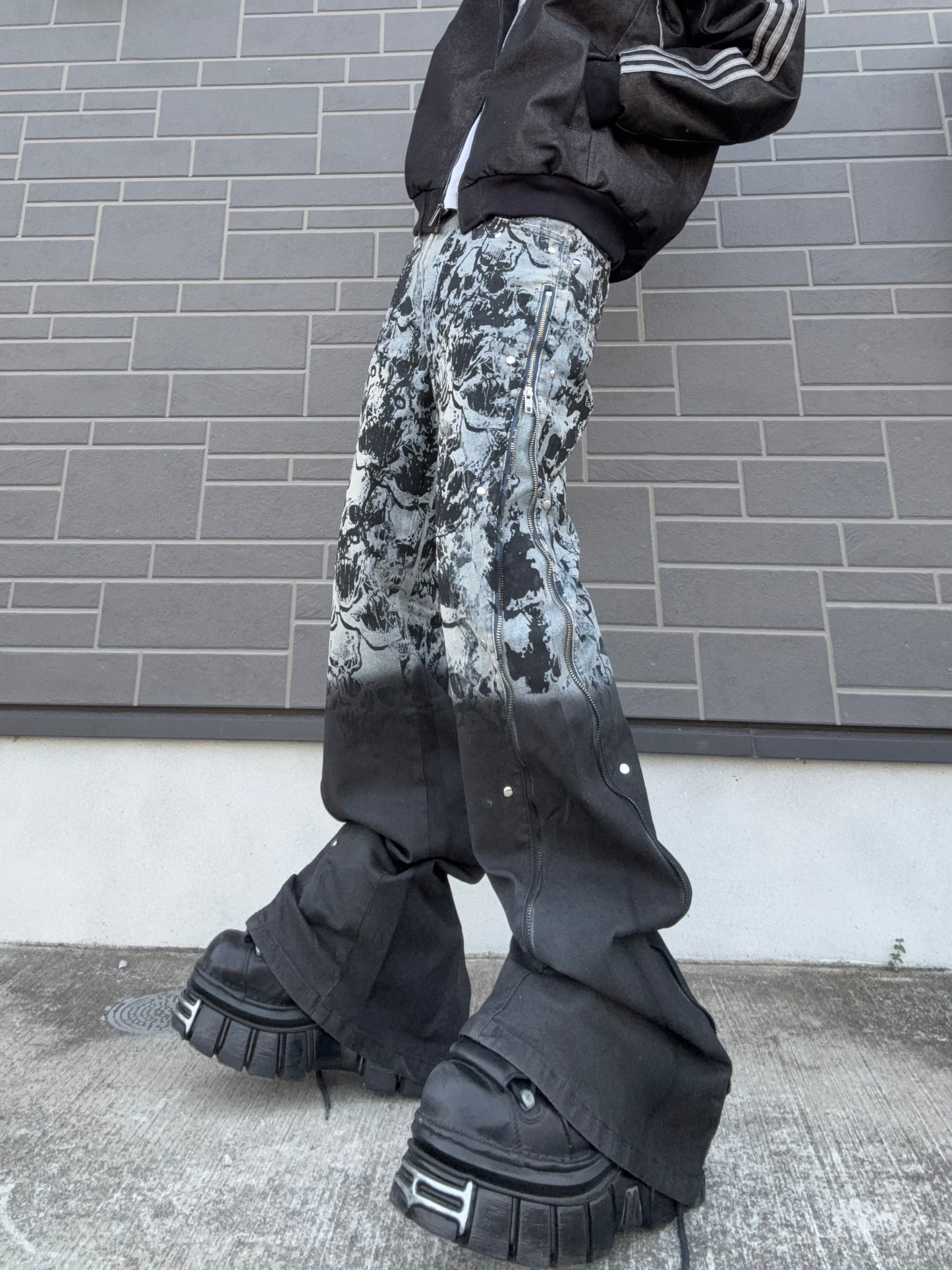 ZENEZ SKULL CUSTOM PANTS
