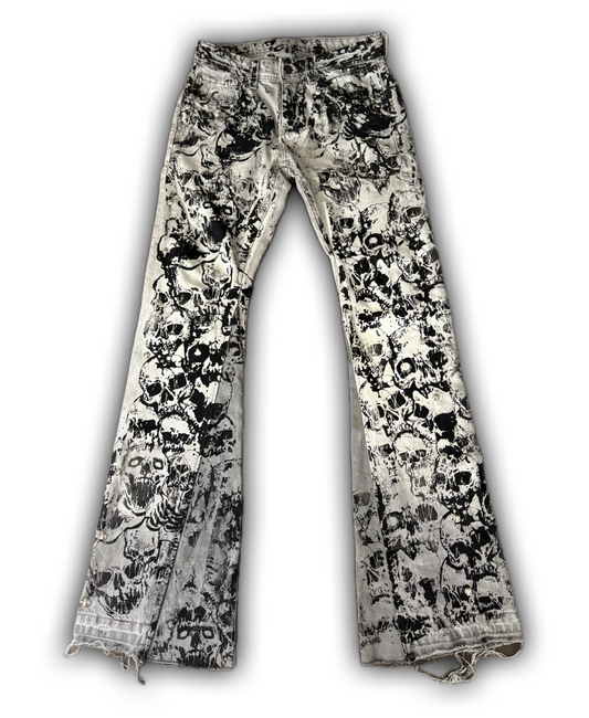 ZENEZ CUSTOM SKULL PANTS
