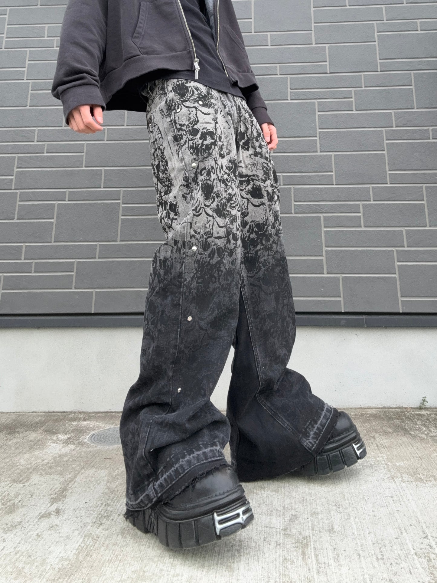 ZENEZ SKULL CUSTOM PANTS