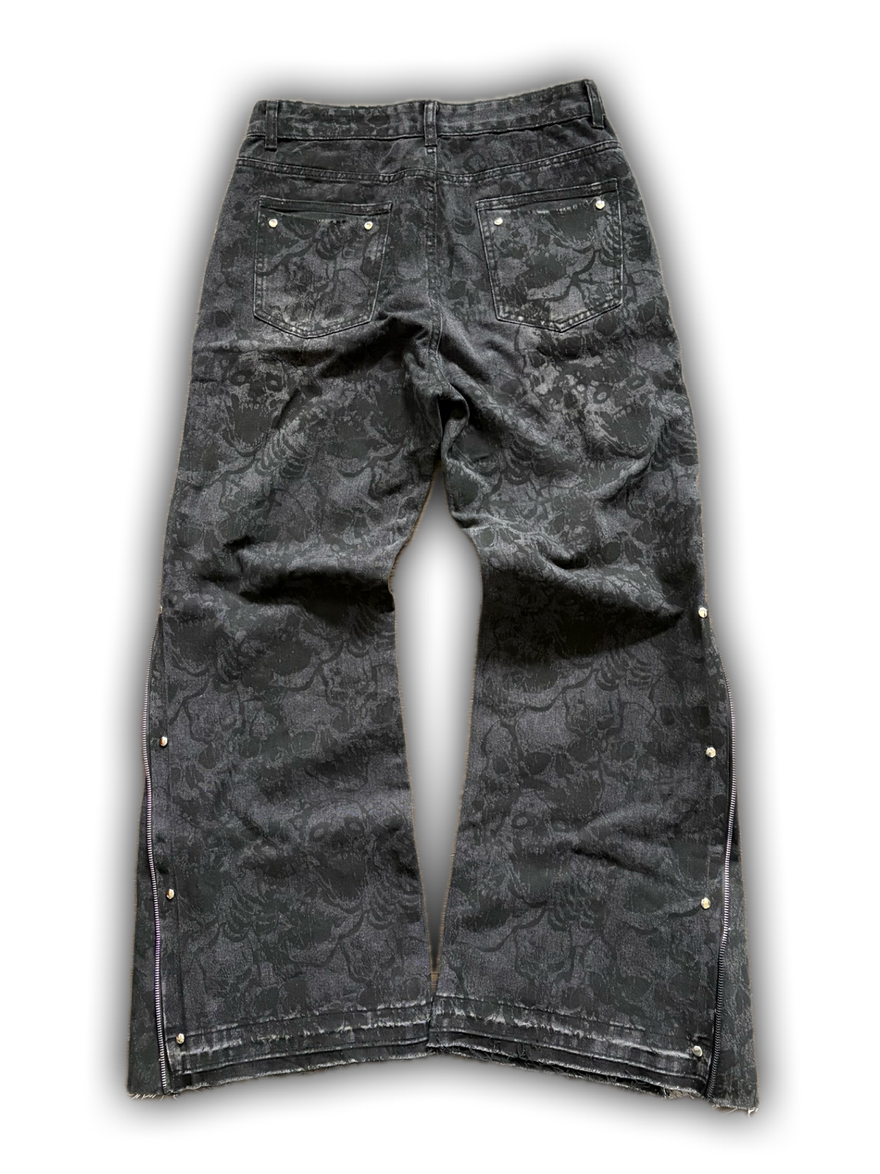 ZENEZ SKULL ZIP PANTS