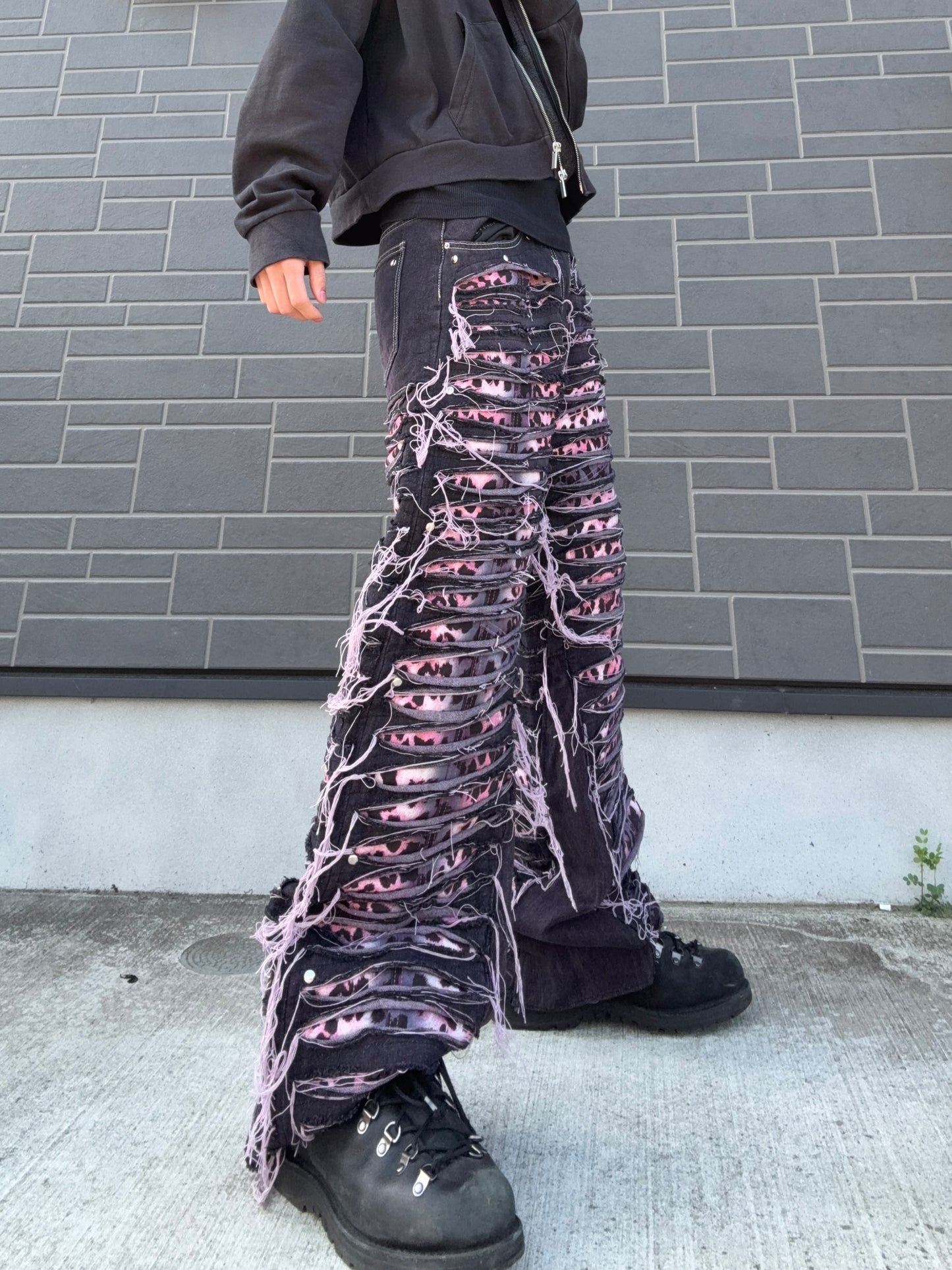 ZENEZ PINK LEOPARD PANTS