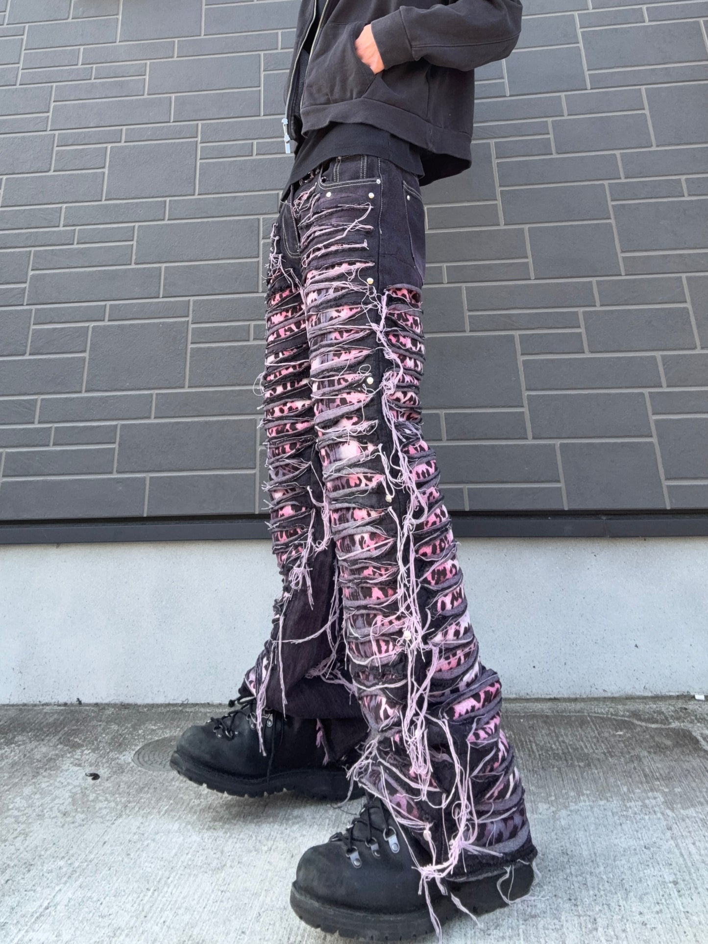 ZENEZ PINK LEOPARD PANTS
