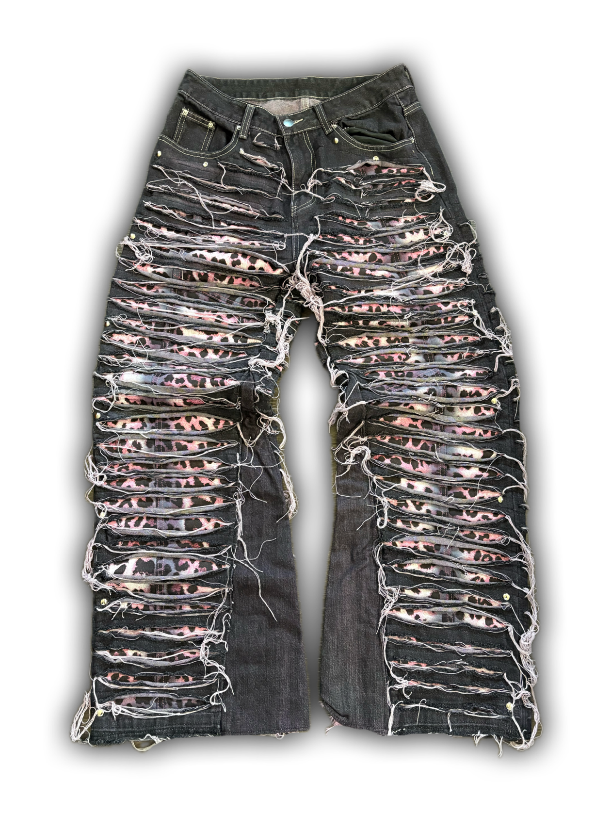 ZENEZ PINK LEOPARD PANTS