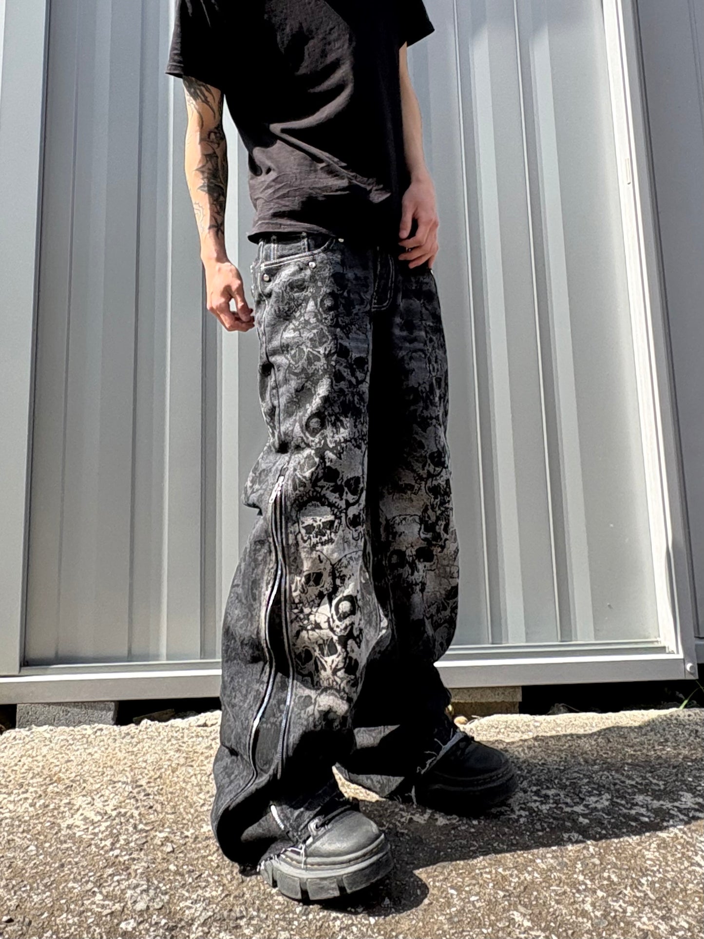 ZENEZ SKULL CUSTOM PANTS