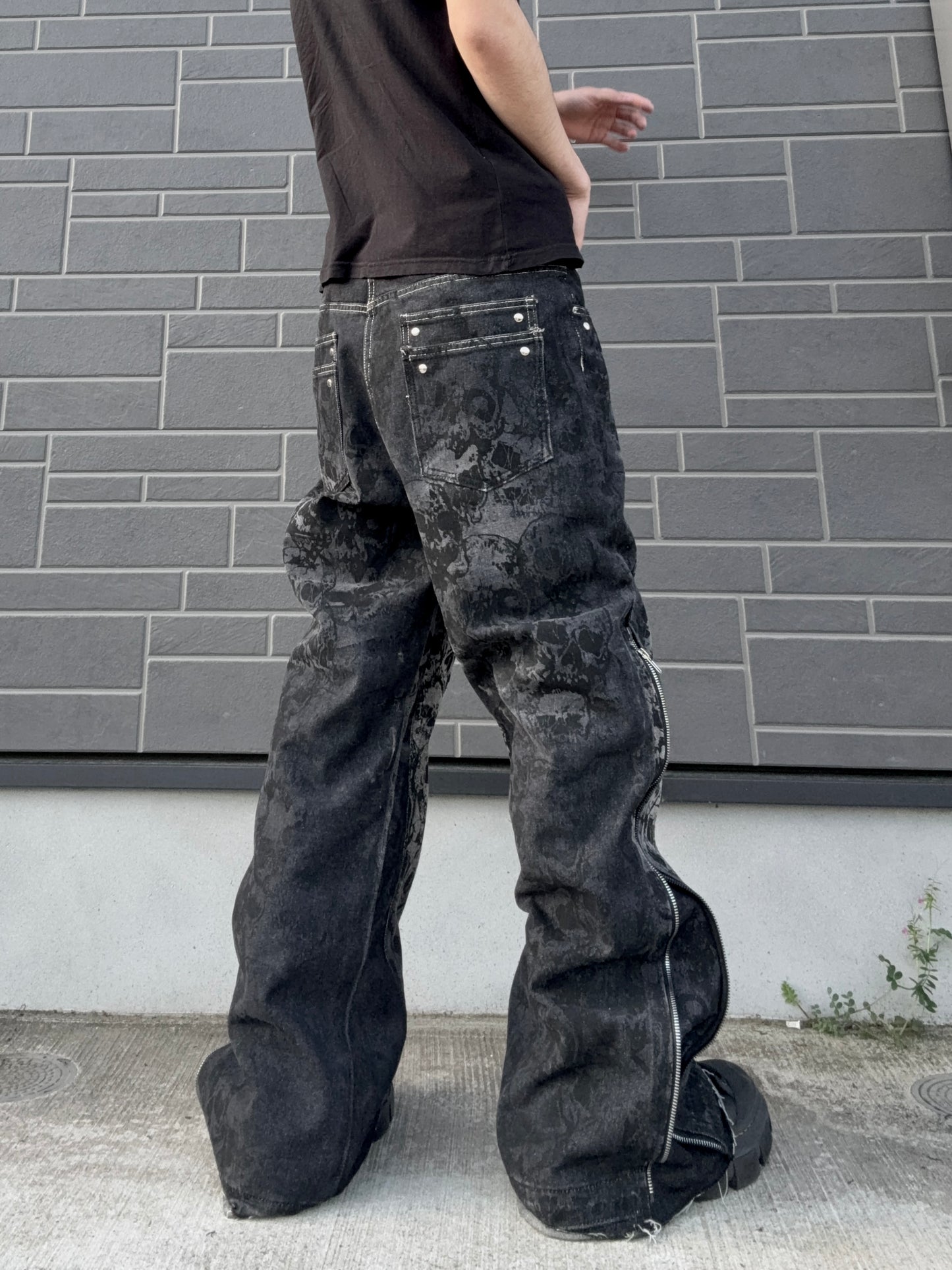 ZENEZ SKULL CUSTOM PANTS