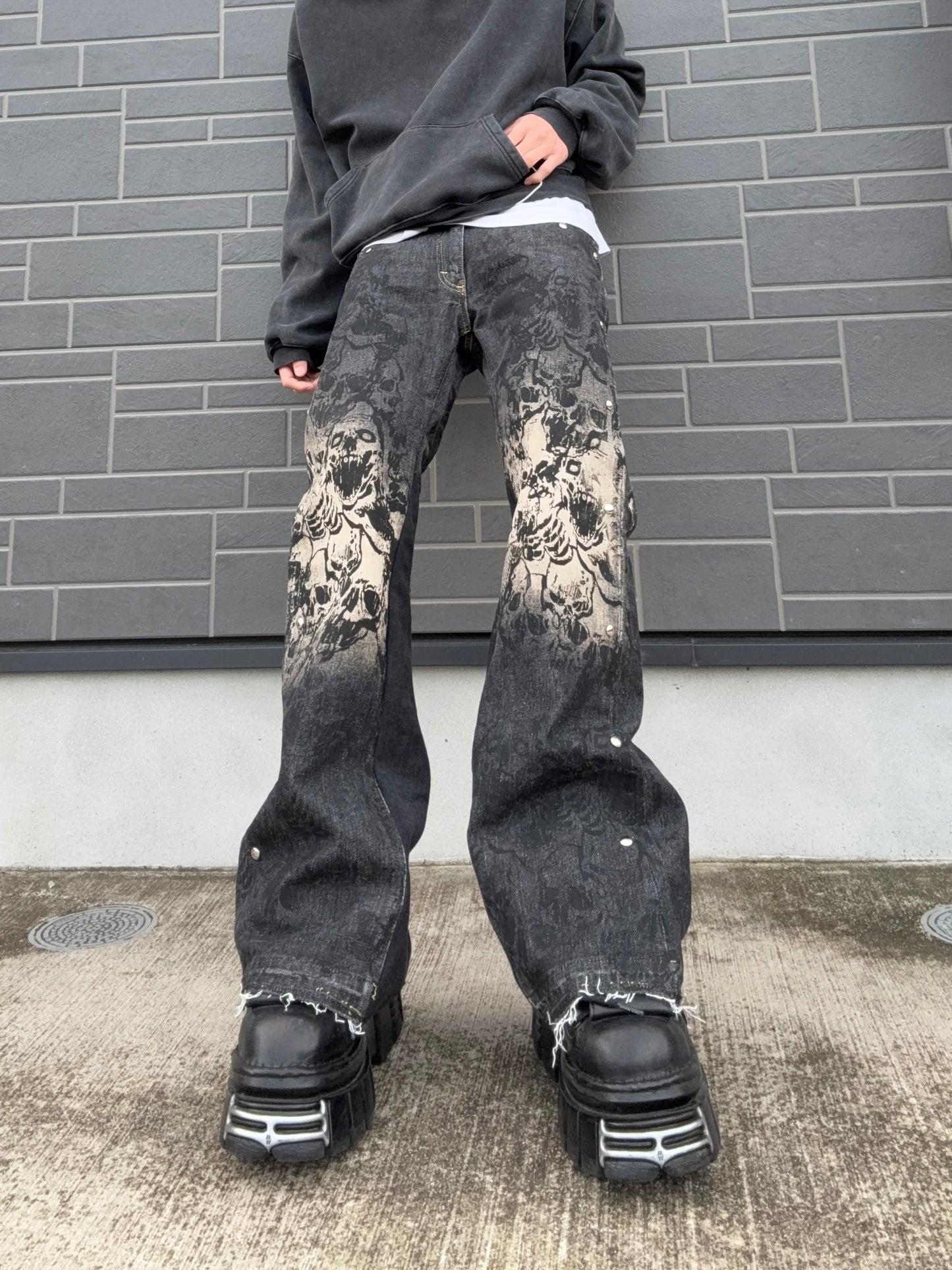 ZENEZ SKULL EDGE PANTS