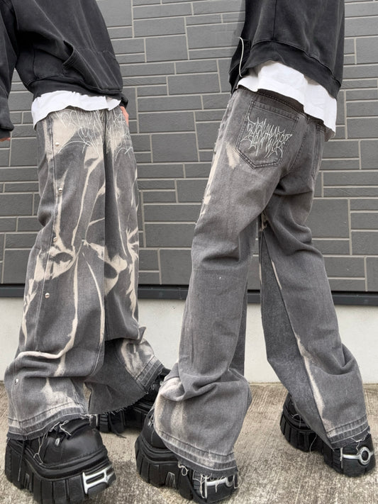 ZENEZ CUSTOM BLEACH PANTS