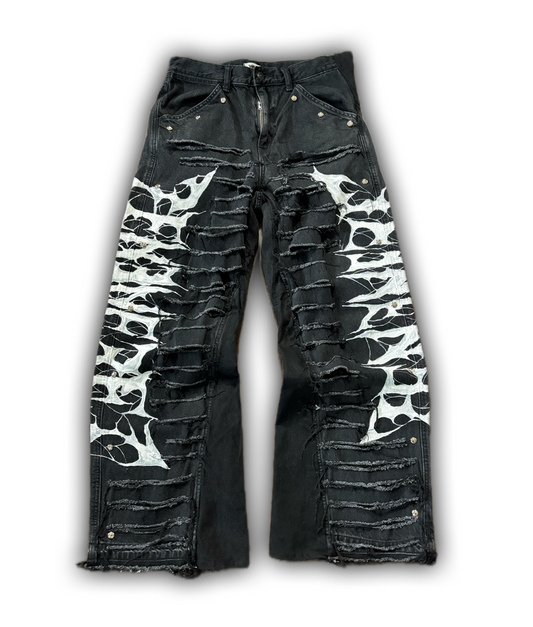 ZENEZ CUSTOM LOGO PANTS［WIDE-FIT］